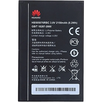 باتری مدل HB505076RBC با ظرفیت 2150mAh مناسب موبایل هوآوی Ascend G610